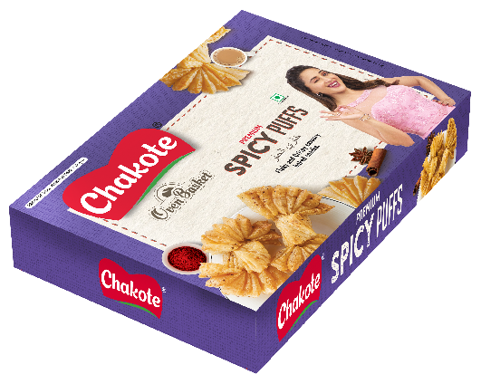 4-Spicy Puffs (1) Chakote Premium Spicy Puffs 200g - Image 1